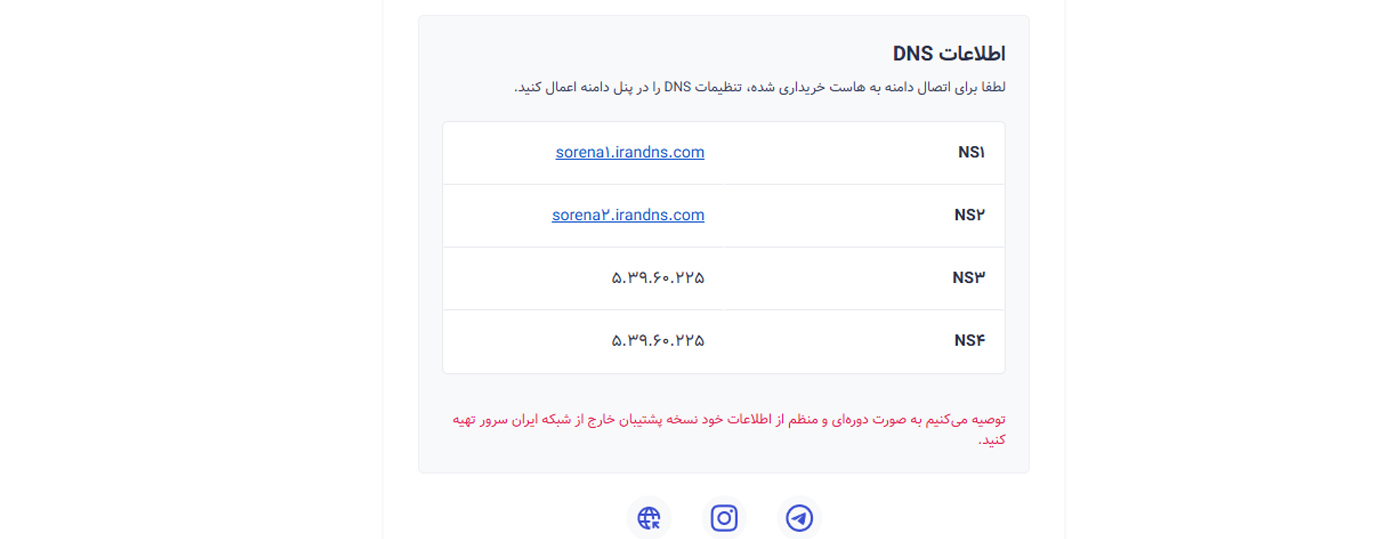 اطلاعات دی ان اس