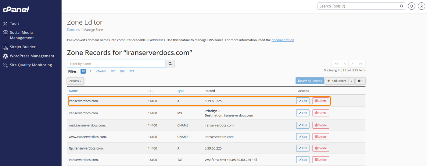 دی ان اس اصلی