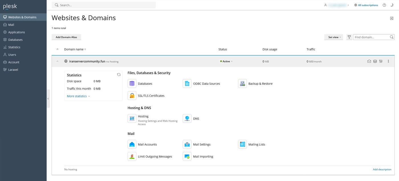نمای داشبورد اصلی پلسک