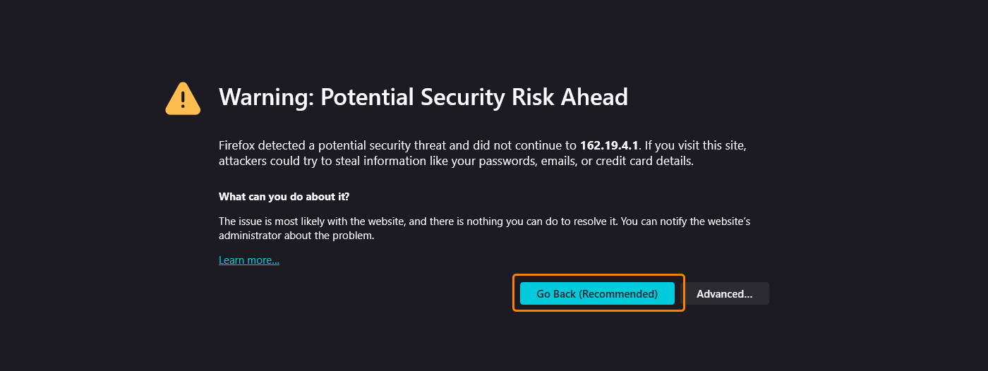 هشدار امنیتی