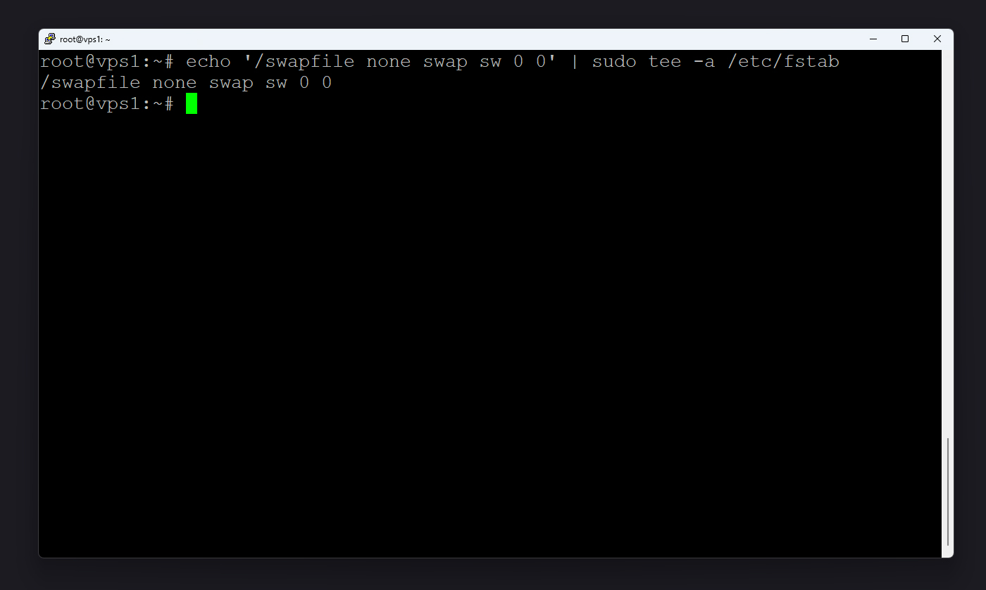ویرایش فایل fstab