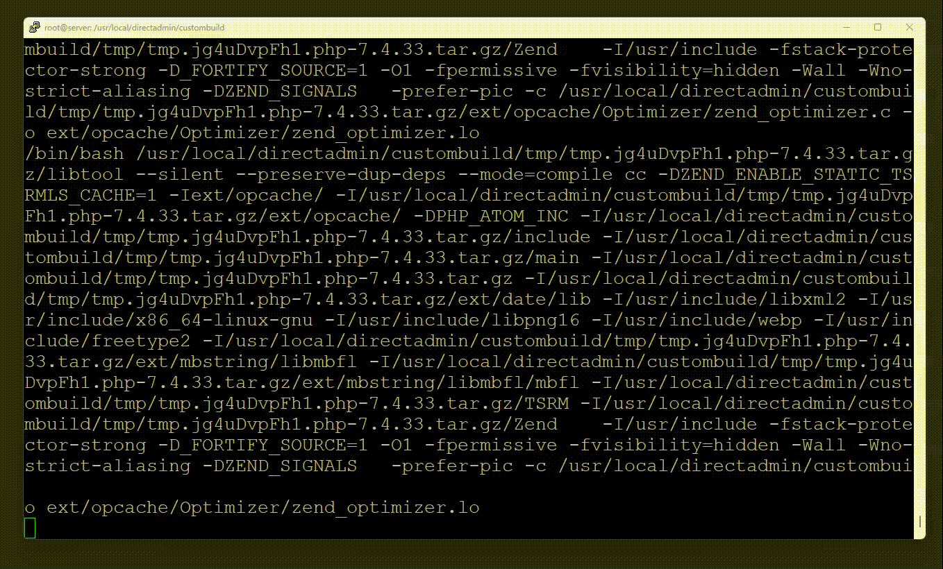 فرآیند نصب LiteSpeed در SSH
