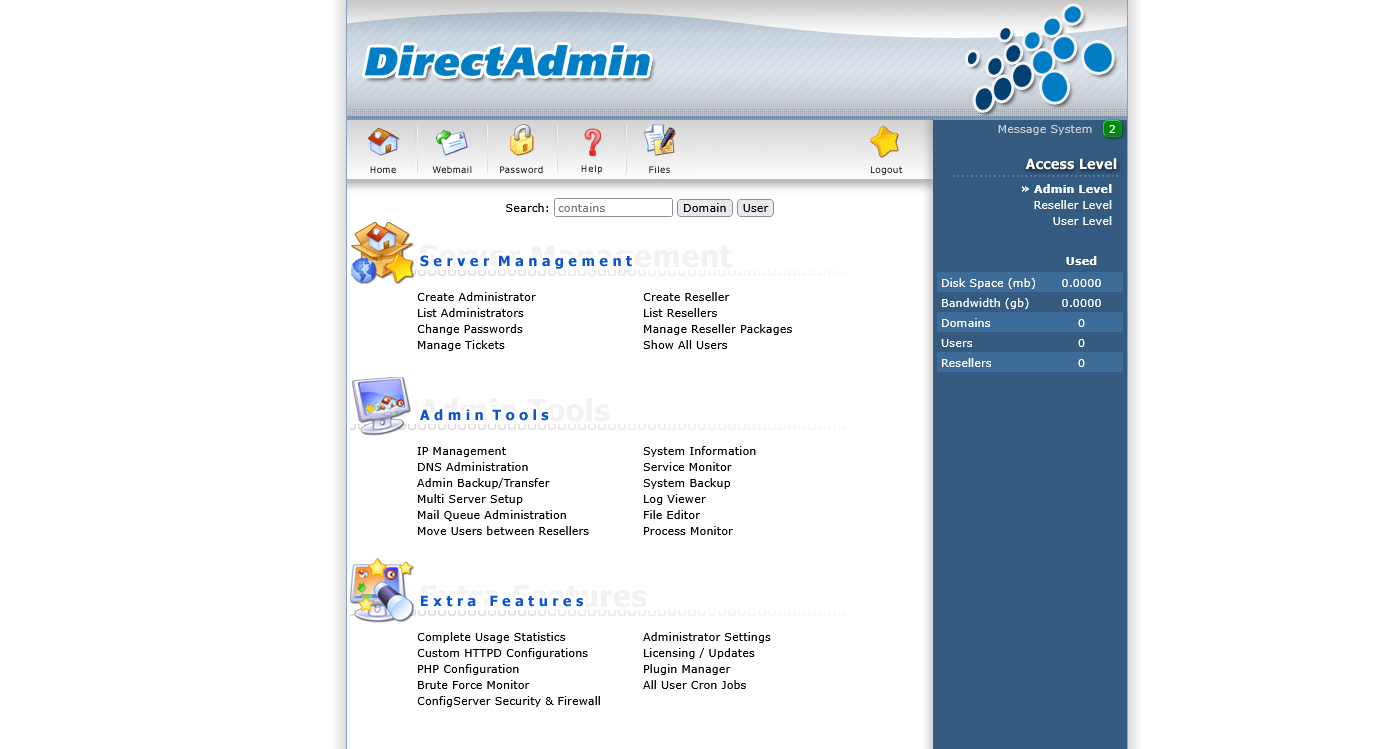 نمای تم جدید پس از اعمال تغییرات
